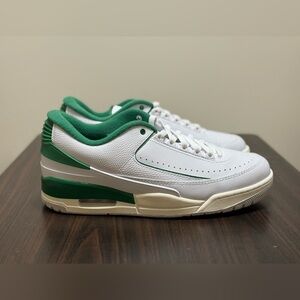 Nike Air Jordan 2/3 White/Pine Green/Sail/Neutral Grey Mens Size 12 [FD0383-103]